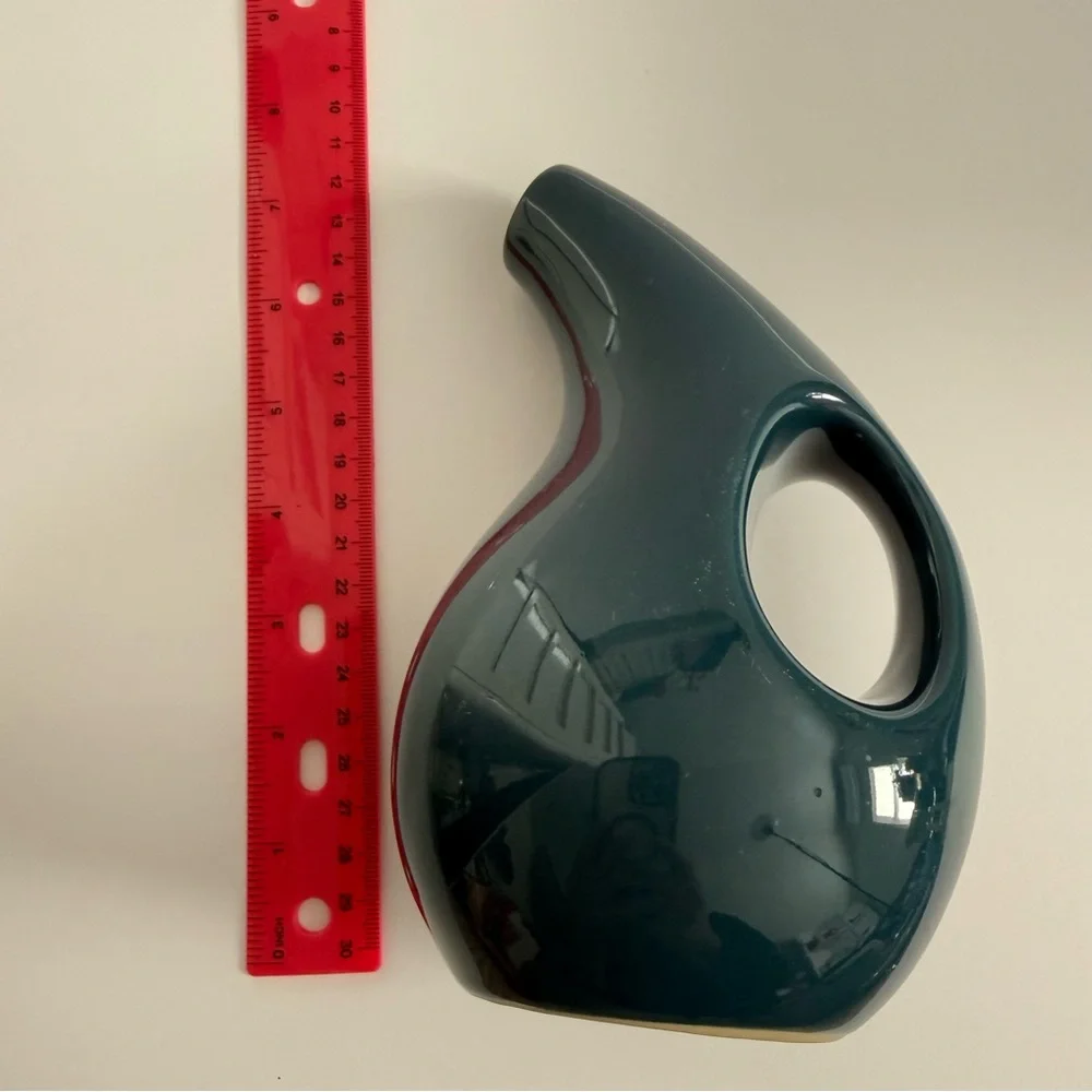 Rachael Ray Serverware Oil and Vinegar Dispensing Bottle or Flower Vase Teal